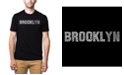 LA Pop Art Mens Premium Blend Word Art T-Shirt - Brooklyn Neighborhoods